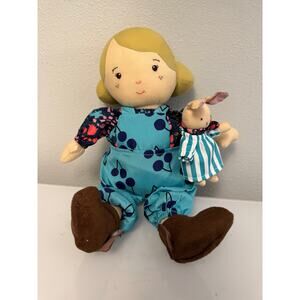 Manhattan Toy Playdate Friends 14 inch Ollie soft doll with companion bunny